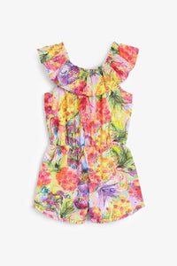 Next Multi Pineapple All Over Print Younger Girls Playsuit - Stockpoint Apparel Outlet