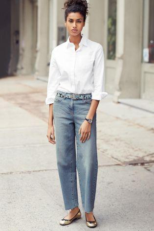 Next Wide Leg Ankle Jeans - Stockpoint Apparel Outlet