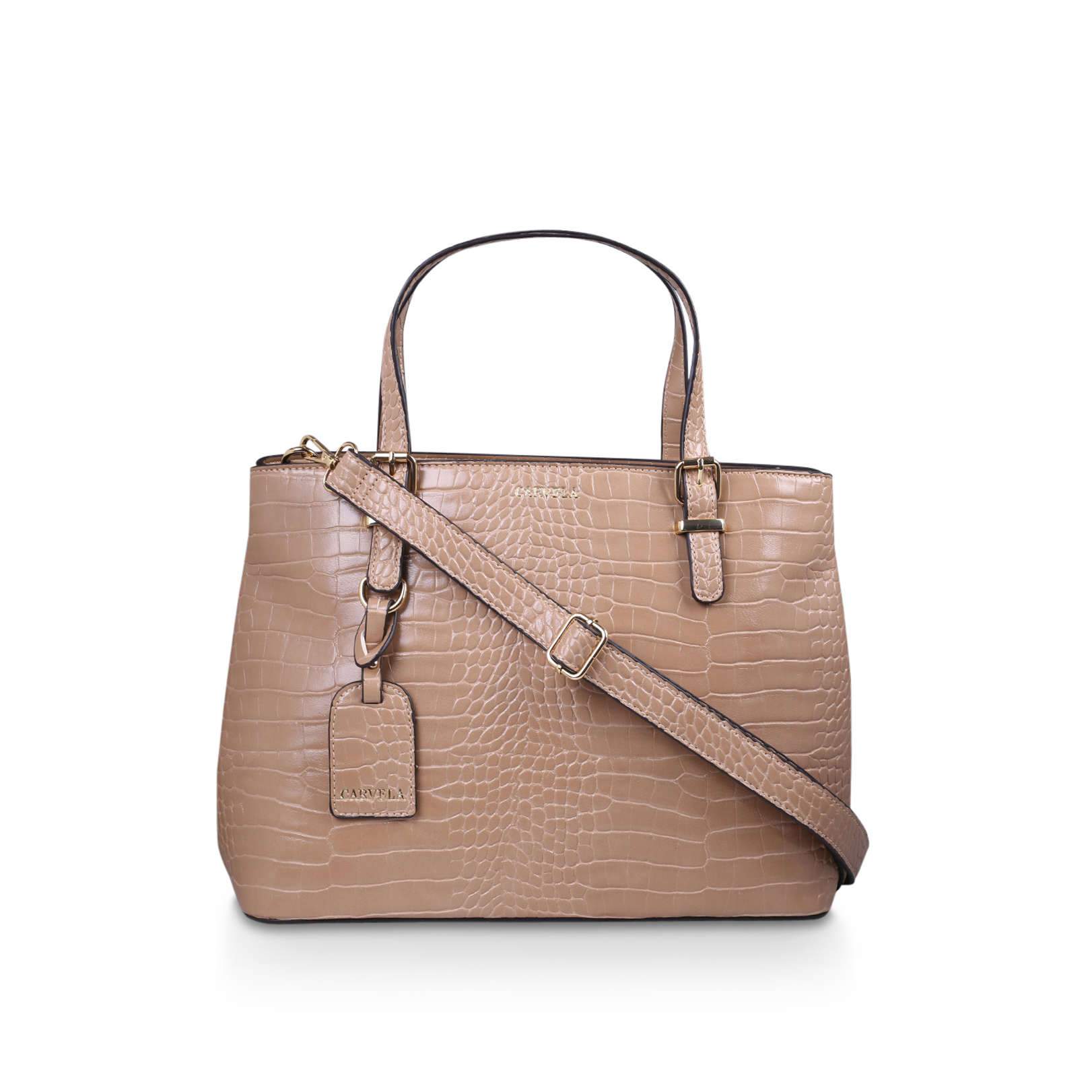Kurt Geiger Camel Hooper Slouch Womens Tote Bag - Stockpoint Apparel Outlet