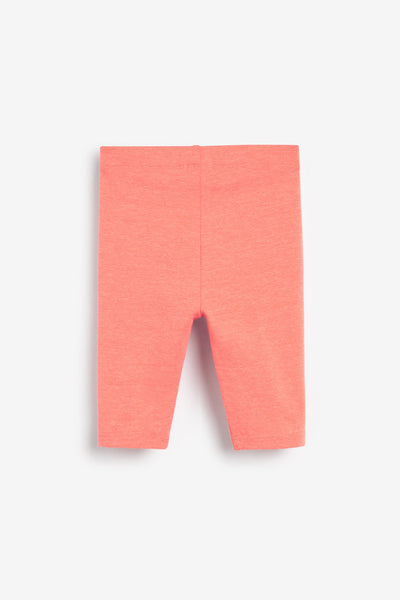 Next Fluro Coral Cropped Baby Girls Leggings - Stockpoint Apparel Outlet