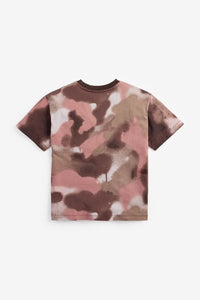 Next Chocolate Camo Older Boys T-Shirt - Stockpoint Apparel Outlet