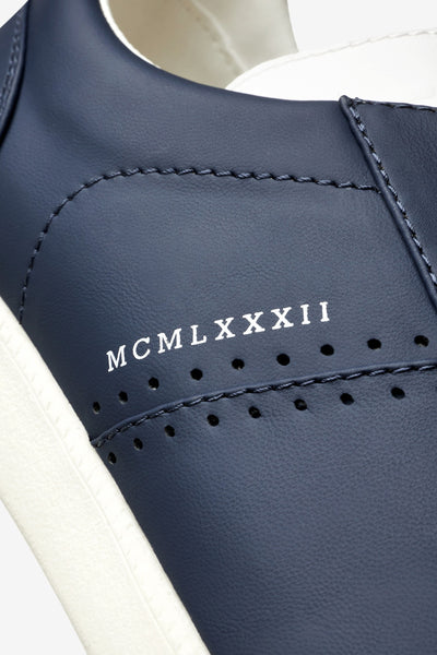 Next Navy Retro Mens Trainers - Stockpoint Apparel Outlet