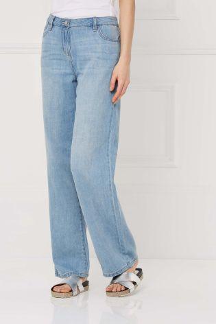 Next Wide Leg Blue Jeans - Stockpoint Apparel Outlet