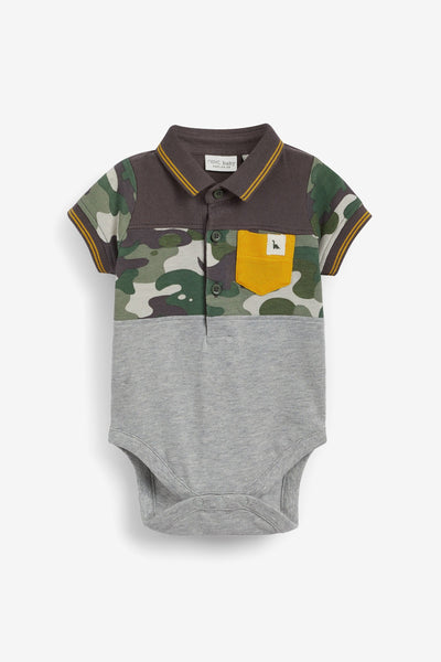 Next 2 Pack Polo Camo Baby Boys Bodysuits - Stockpoint Apparel Outlet