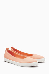 Next Womens Coral Slip-On Ballerinas - Stockpoint Apparel Outlet