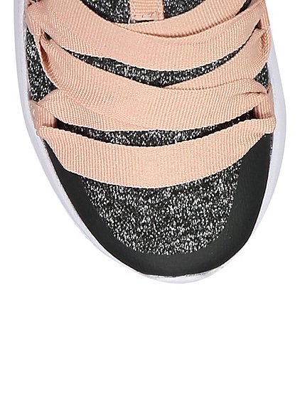 George Girls Shimmering Sporty Lace Up Trainers