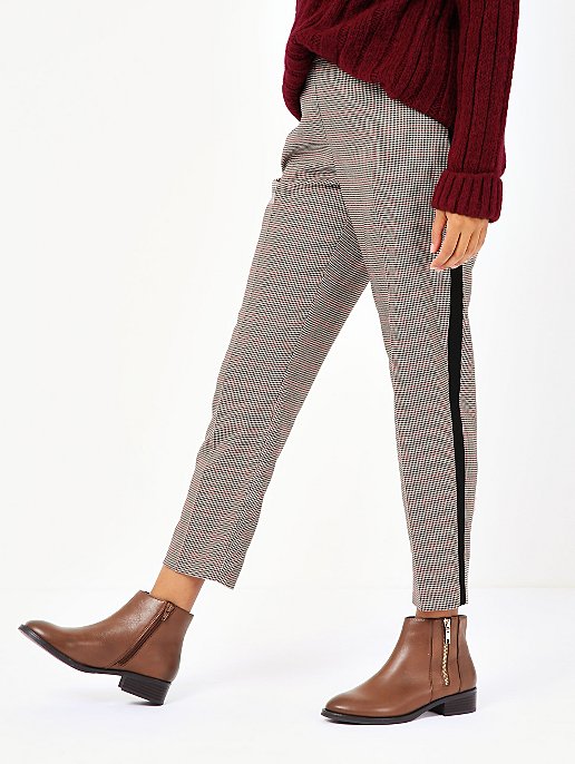 George Womens Grey Glen Check Side Stripe Ankle Grazer Trousers –  Stockpoint Apparel Outlet