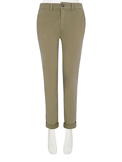 George Womens Khaki Chino Trousers - Stockpoint Apparel Outlet