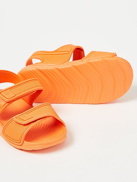 George Orange 2 Strap Younger Girls Sandals - Stockpoint Apparel Outlet