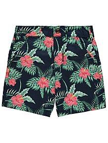 George Floral Detail Boys Shorts - Stockpoint Apparel Outlet