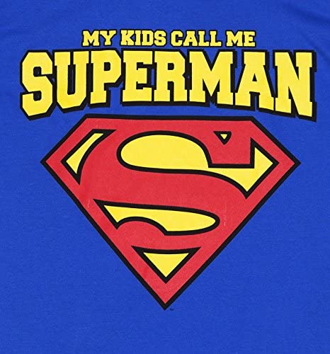 DC Comics My Kids Call Me Superman Mens T-Shirt - Stockpoint Apparel Outlet