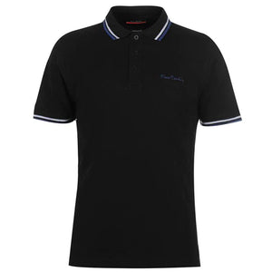 Pierre Cardin Blacked Tipped Mens Polo Shirt - Stockpoint Apparel Outlet
