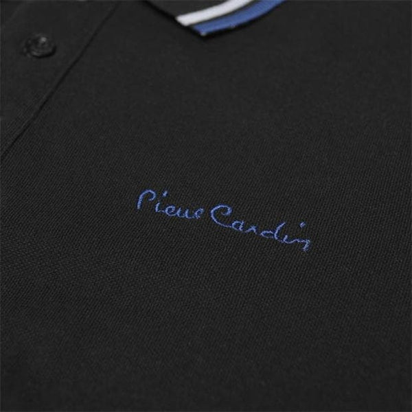 Pierre Cardin Blacked Tipped Mens Polo Shirt - Stockpoint Apparel Outlet