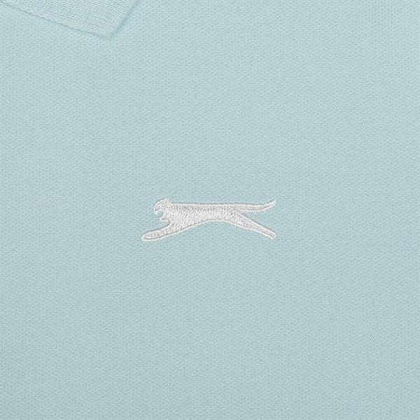 Slazenger Plain Light Blue Older Boys Polo Shirt - Stockpoint Apparel Outlet