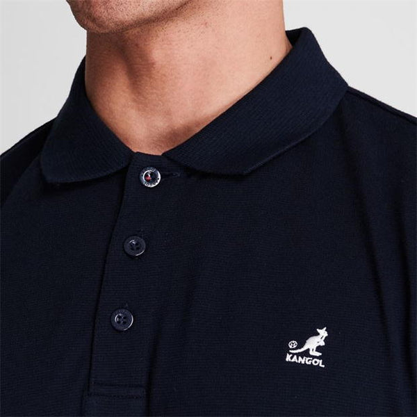 Kangol Brit Fit Navy Blue Mens Polo Shirt - Stockpoint Apparel Outlet