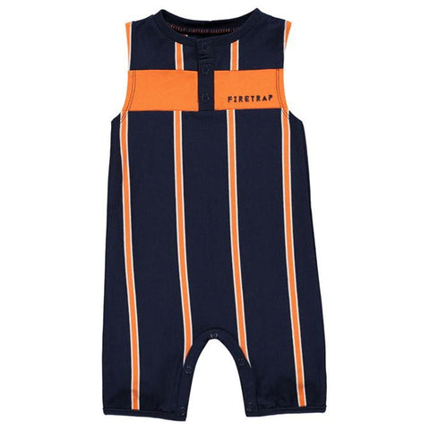 Firetrap Sleeveless Baby Boys Romper - Stockpoint Apparel Outlet