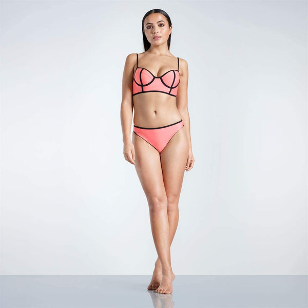 Golddigga Long Line Top & Bottoms Womens Bikini Set - Stockpoint Apparel Outlet