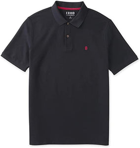 Izod Performance Black Pique Mens Polo Shirt - Stockpoint Apparel Outlet