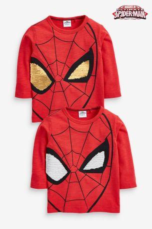 Marvel Spiderman 2 Pack Baby Boys T-Shirts 