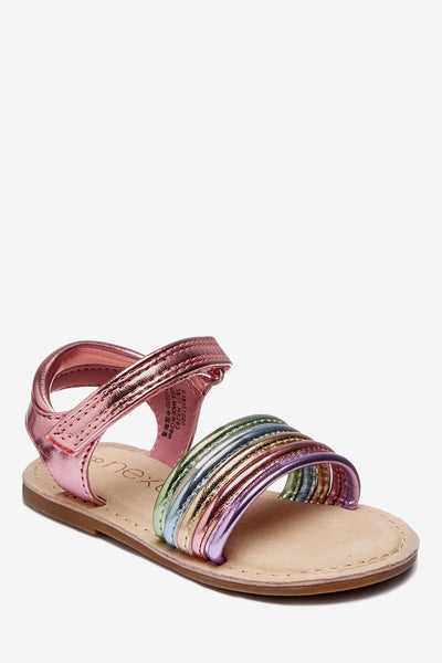 Next Pink Strappy Younger Girls Sandals - Stockpoint Apparel Outlet