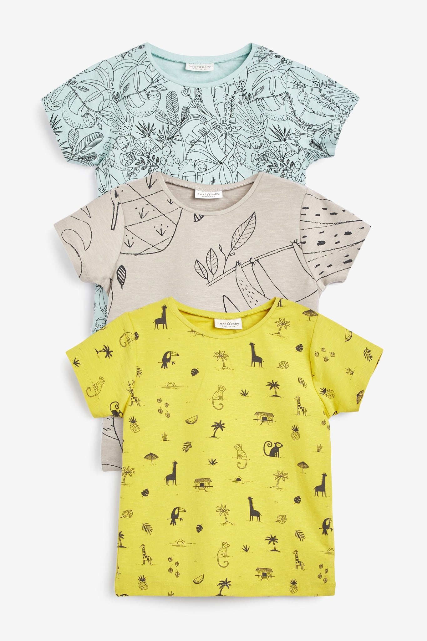 Next 3 Pack Character Stretch Baby Boys T-Shirts - Stockpoint Apparel Outlet