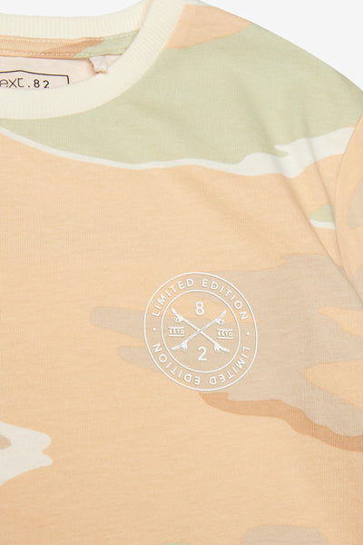 Next Pink Camo Older Boys T-Shirt - Stockpoint Apparel Outlet