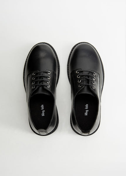 Mango Chris Lace-up Real Leather Younger Boys Shoes - Stockpoint Apparel Outlet