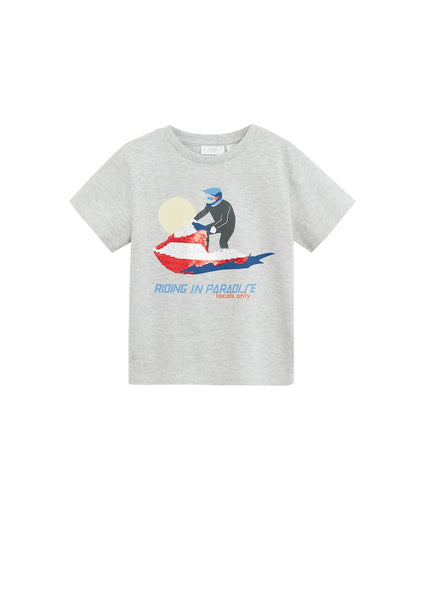 Mango Riding Printed Reversible Sequins Older Boys T-Shirt - Stockpoint Apparel Outlet