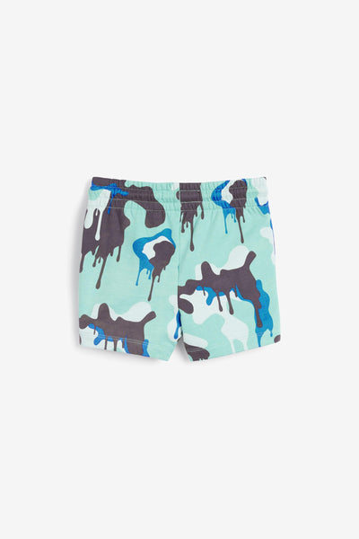 Next Teal Camo Baby Boys Shorts - Stockpoint Apparel Outlet