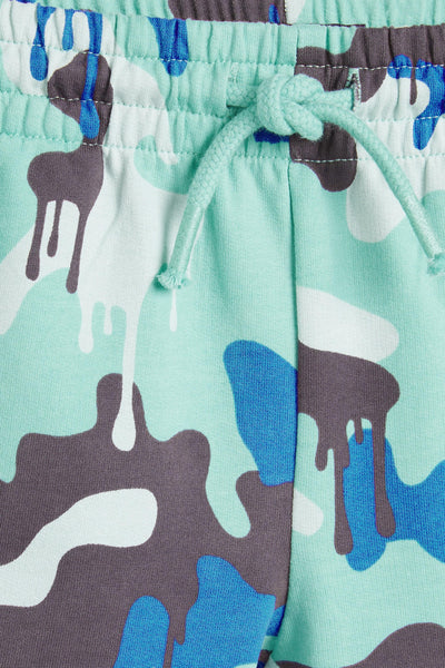 Next Teal Camo Baby Boys Shorts - Stockpoint Apparel Outlet