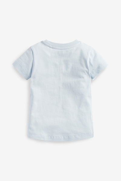 Next Light Blue Sunny Days Farm Younger Boys T-Shirt - Stockpoint Apparel Outlet