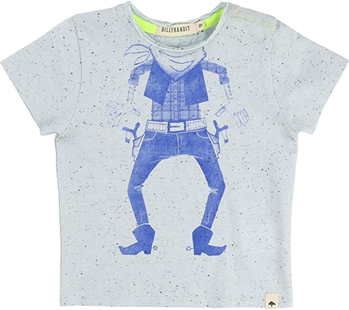 Billy Bandit Pale Blue Dotted Baby Boys T-Shirt - Stockpoint Apparel Outlet