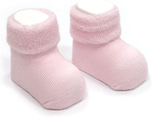Cambrass Plain Pink Baby Girls Socks - Stockpoint Apparel Outlet