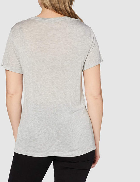 Whyred Vanya Grey Melange Womens Top - Stockpoint Apparel Outlet