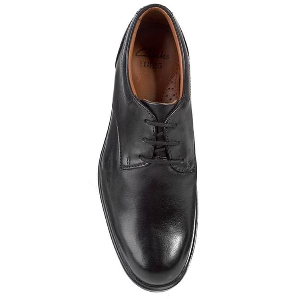 Clarks Mens Gabson Walk Black Leather Shoes