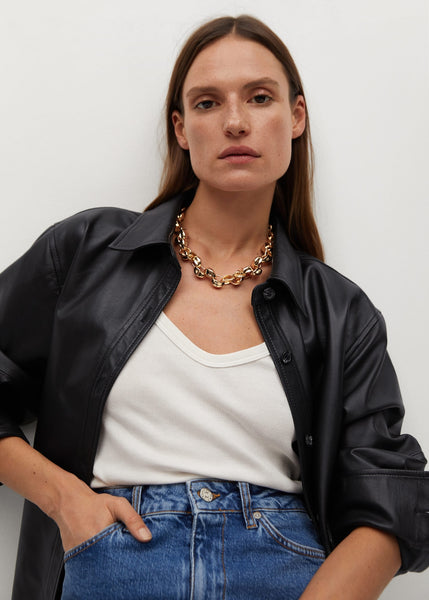 Mango Vitori Mixed Chain Womens Necklace - Stockpoint Apparel Outlet