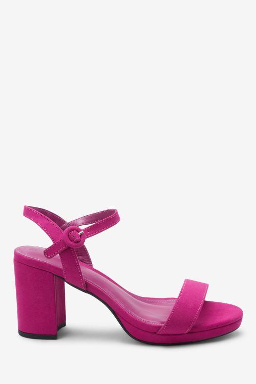 Next Magenta Womens Platform Sandals - Stockpoint Apparel Outlet