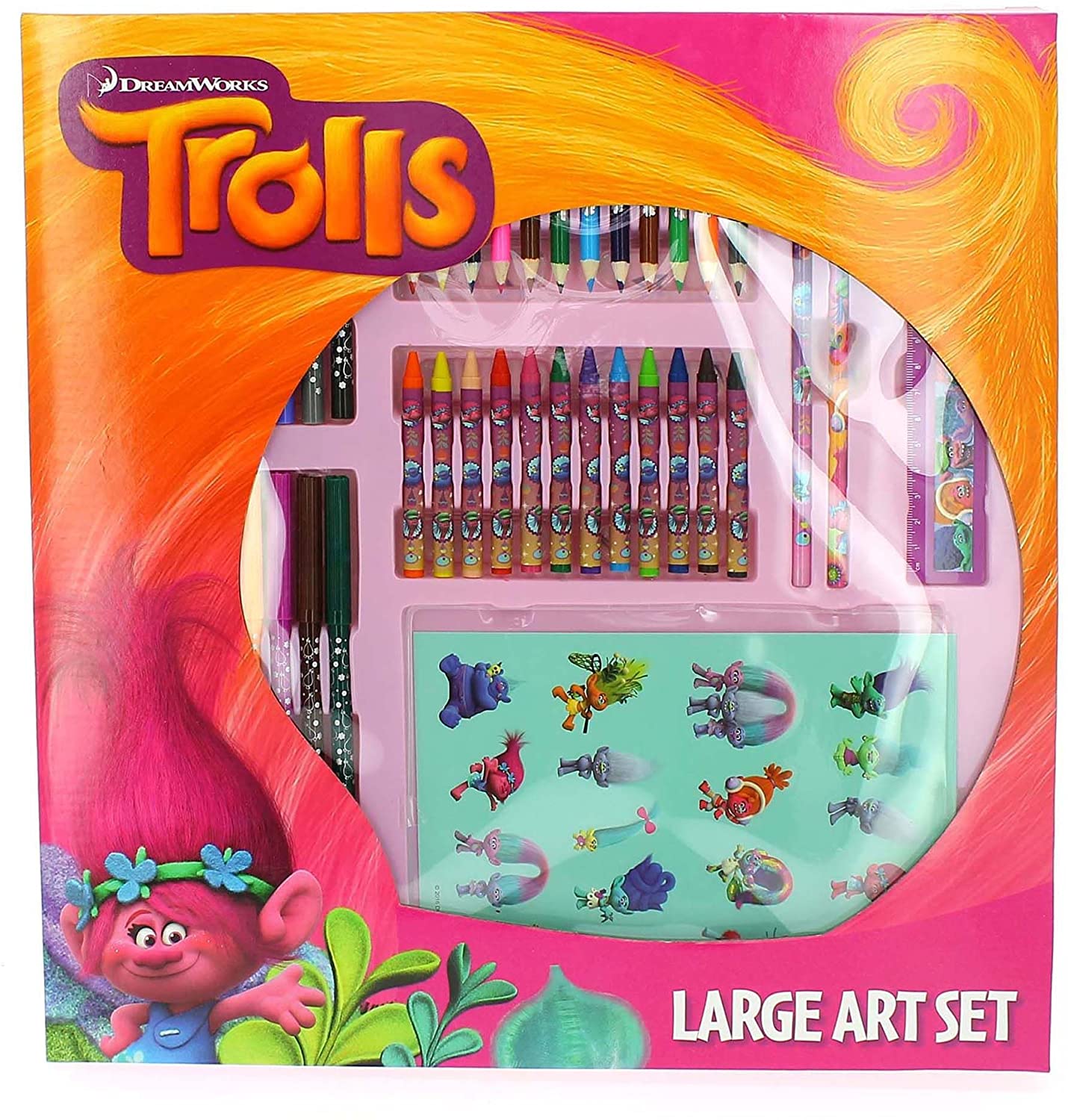 Trolls Movie Large Art Set - Stockpoint Apparel Outlet