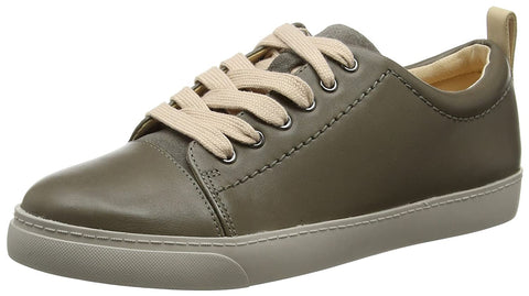 Clarks Glove Echo Grey Leather Women Sneakers - Stockpoint Apparel Outlet