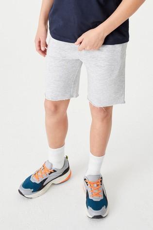 Next Grey Raw Edge Older Boys Shorts - Stockpoint Apparel Outlet