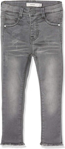 Name It Girls Nittelsy Dark Grey Denim Pant Mini Noos Skinny Jeans - Stockpoint Apparel Outlet