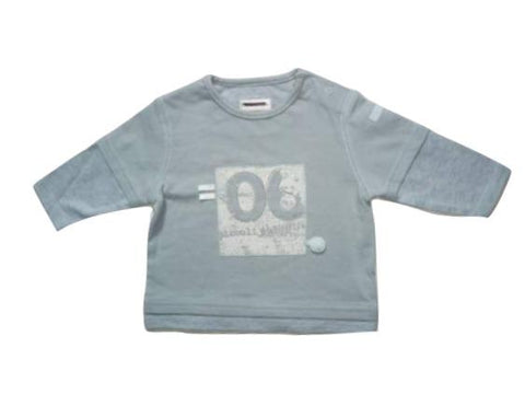 Mamas & Papas Blue Longsleeve T-Shirt - Stockpoint Apparel Outlet