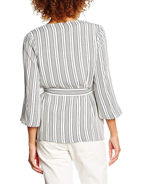 New Look Womens Alfie Striped Belted Kimono - Stockpoint Apparel Outlet