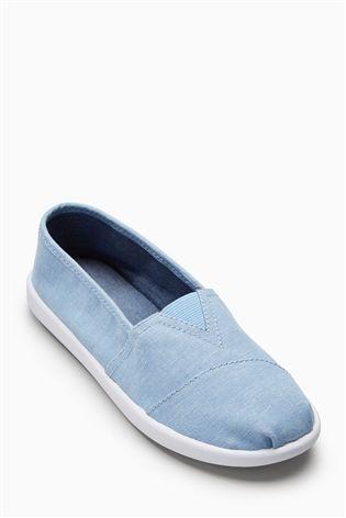 Next Boys Blue Chambray Espadrilles - Stockpoint Apparel Outlet