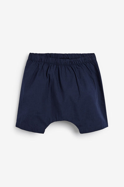 Next 2 Pack Blue Woven Baby Boys Shorts - Stockpoint Apparel Outlet