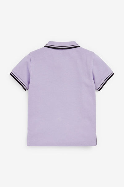 Next Lilac Plain Younger Boys Polo Shirt - Stockpoint Apparel Outlet