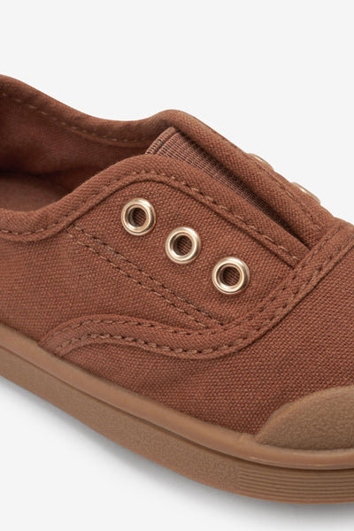 Next Tan Brown Laceless Baby Boys Pumps - Stockpoint Apparel Outlet