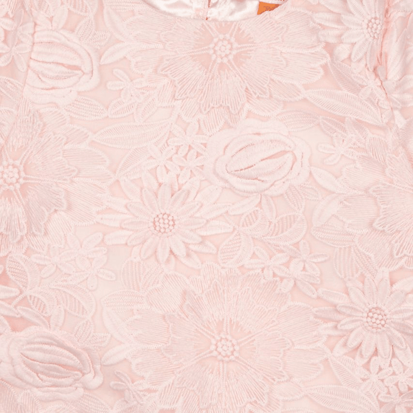Ted Baker Girls Light Pink Floral Lace Top