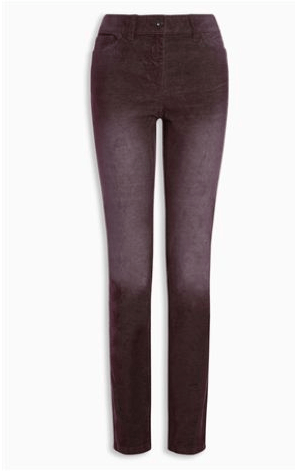 Next Berry Corduroy Womens Trousers 