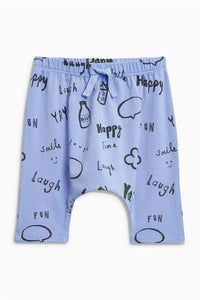Next Baby Boys Blue Print Joggers - Stockpoint Apparel Outlet